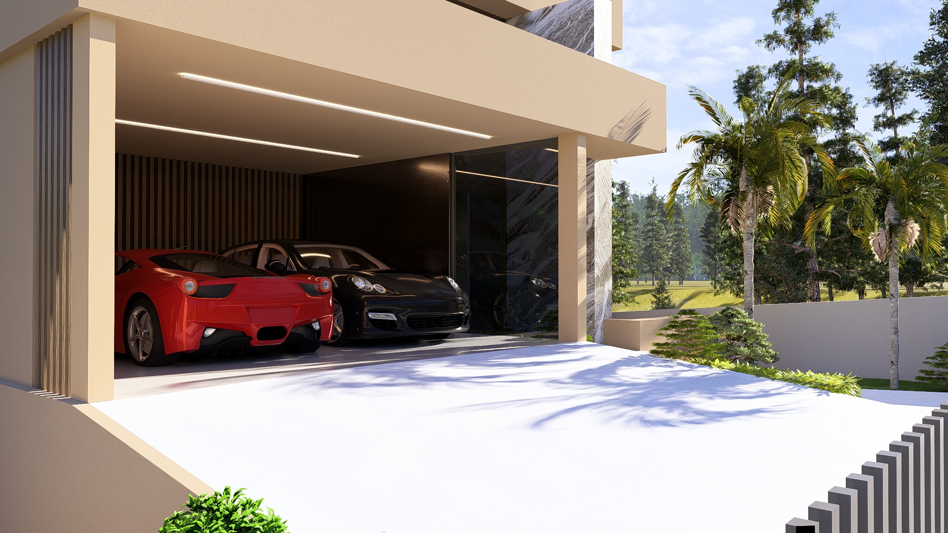 Moradia Lote 119 — Perspectiva lateral